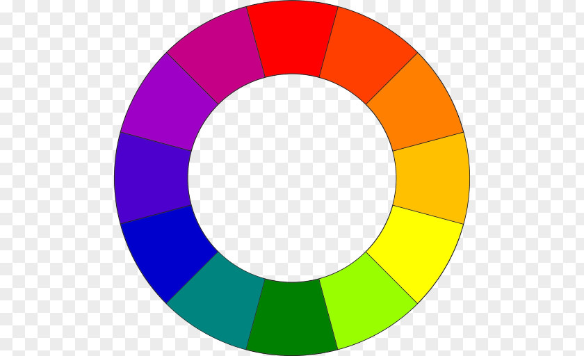 Color Wheel Complementary Colors Harmony Tertiary PNG