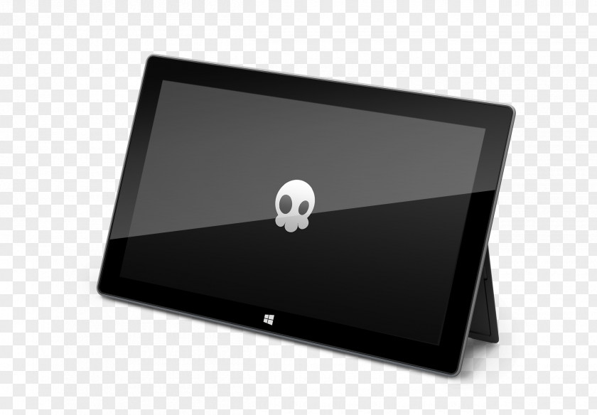 Cute Skull Laptop Display Device Electronics PNG
