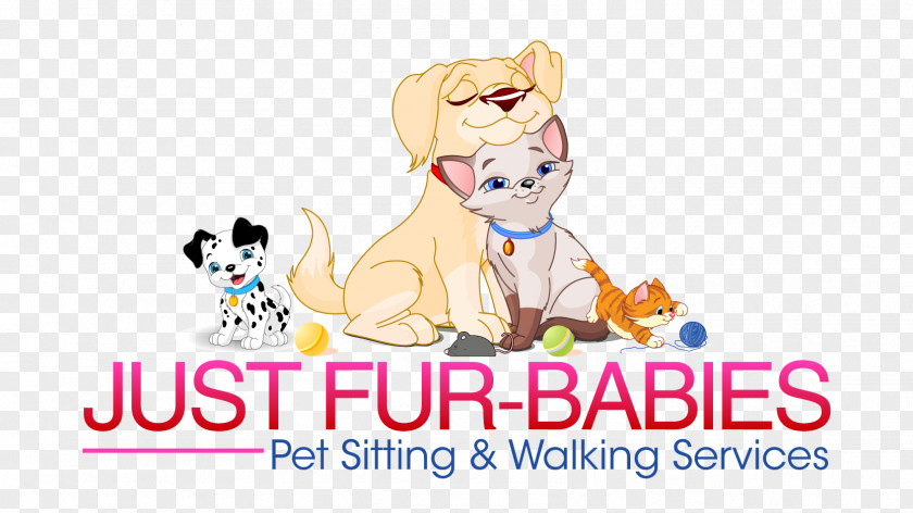 Dog Pet Sitting Walking Illustration PNG