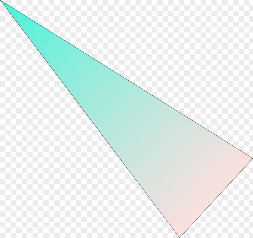Spill Triangle Turquoise Teal Line PNG
