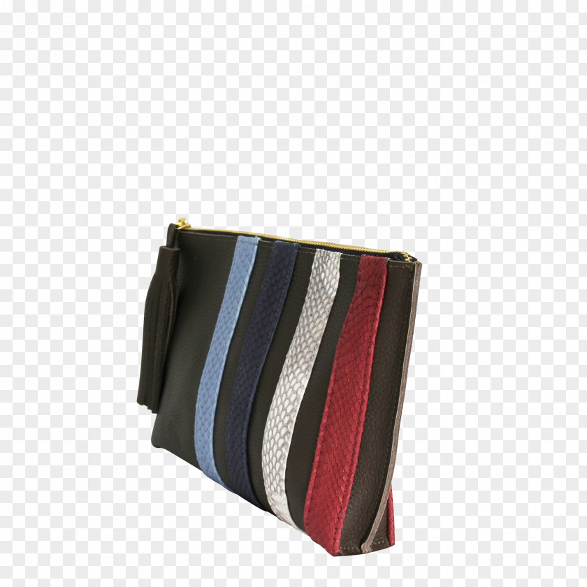Brown Stripes Coin Purse Wallet Handbag PNG