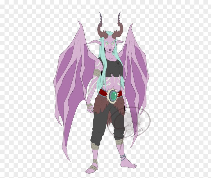 Demon Elf Illidari Illidan Stormrage Illustration PNG