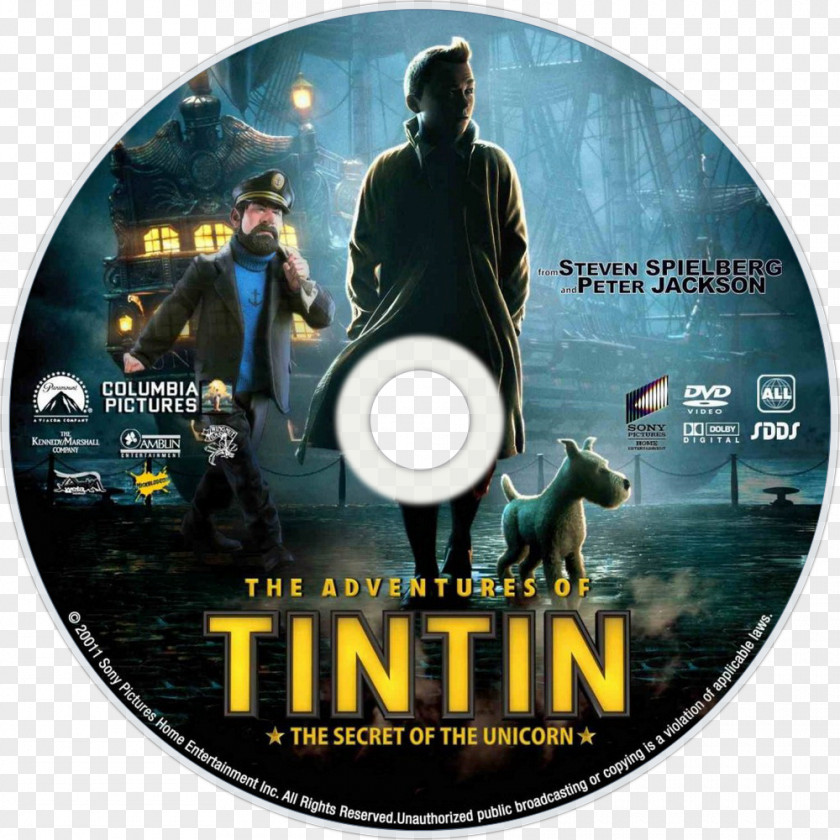 Dvd The Adventures Of Tintin DVD Film PNG