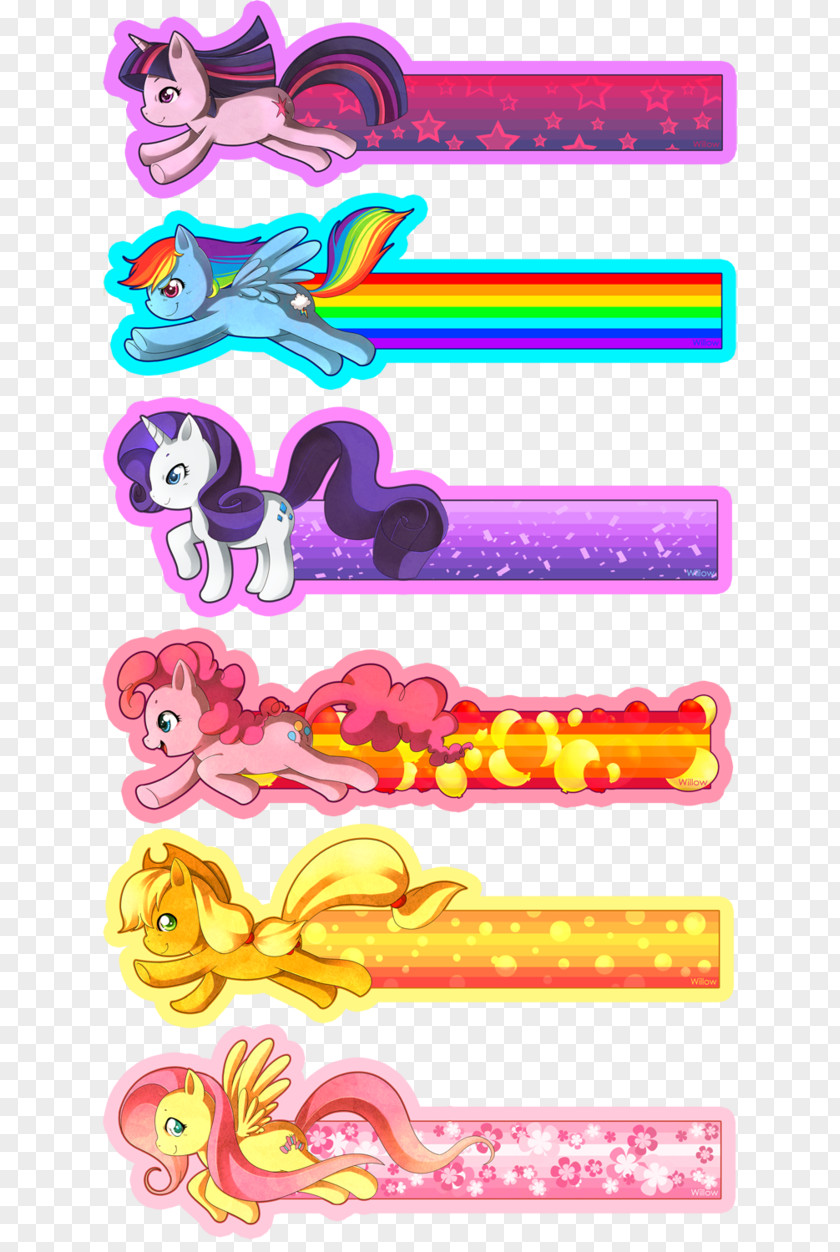 Bookmark Pinkie Pie My Little Pony Applejack Twilight Sparkle PNG