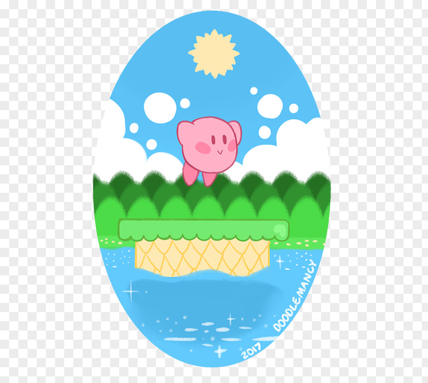 Kirby's Adventure Character Line Clip Art PNG