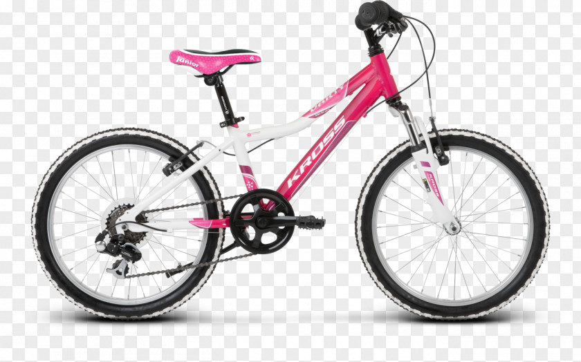 Pink Bicycle Kross SA Cranks Mountain Bike Derailleurs PNG