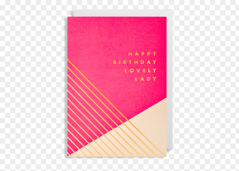 Pink Greeting Cards & Note Birthday Paper Wish Happiness PNG