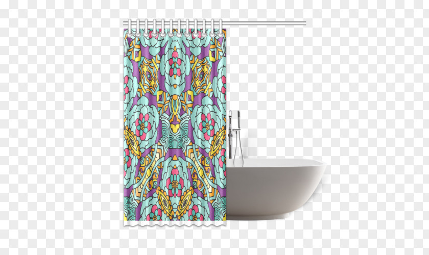 Yellow Curtain Douchegordijn Shower PNG