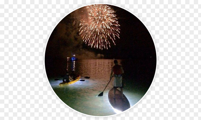 Beautiful Fireworks Aquaholic Adventures Paddle Board Kayak Islamorada Party Paddleboarding Key Largo PNG