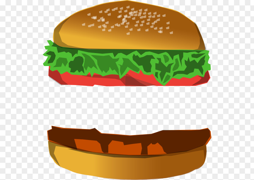 Burger King Hamburger Fast Food Cheeseburger Clip Art PNG