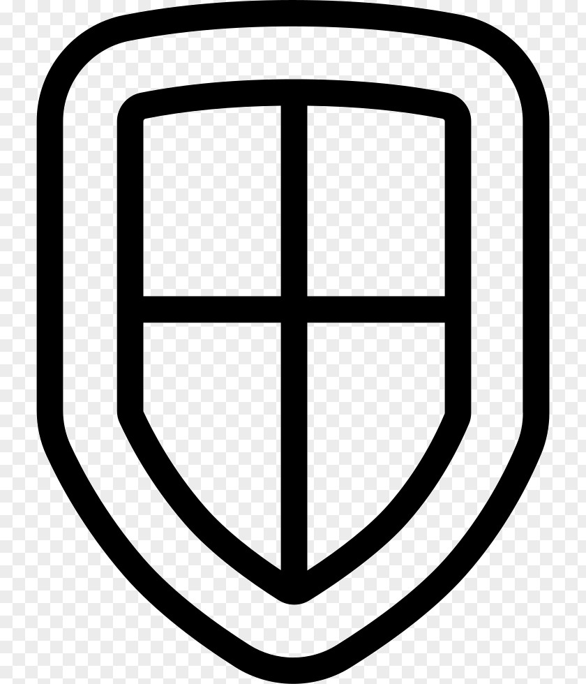 M Product Design LineShield Icon Security Clip Art Black & White PNG