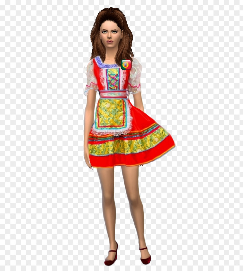 Miss World The Sims 4 Costume Dress PNG