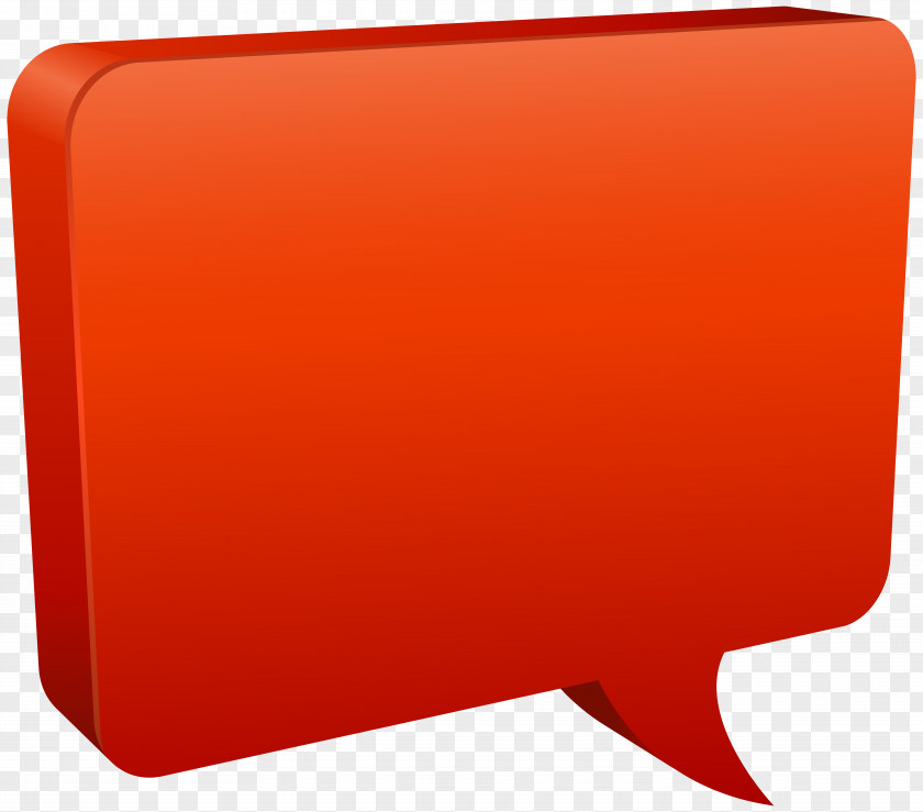 Speech Bubble Red Clip Art Image Rectangle PNG