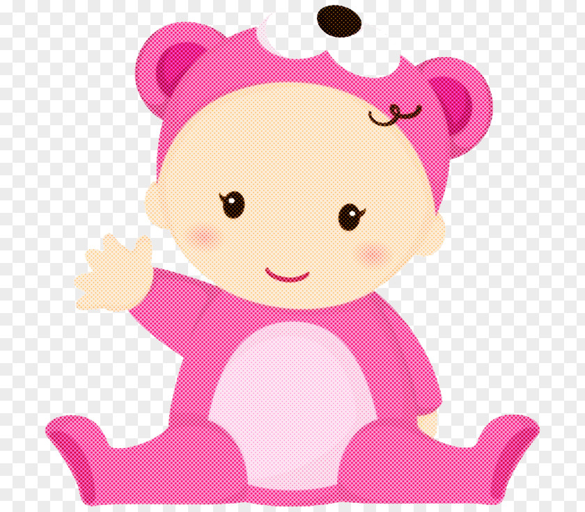 Sticker Child Teddy Bear PNG