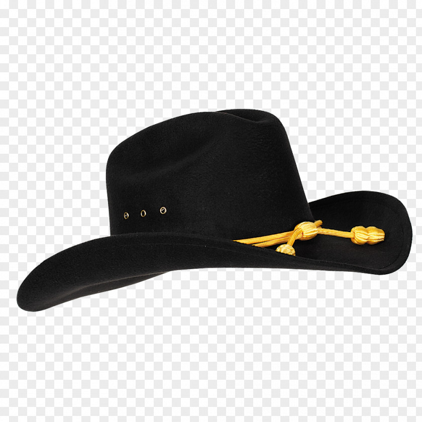 Yellow Crown Cowboy Hat Cavalry Stetson PNG