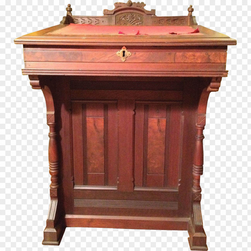 Antique Chiffonier Wood Stain PNG