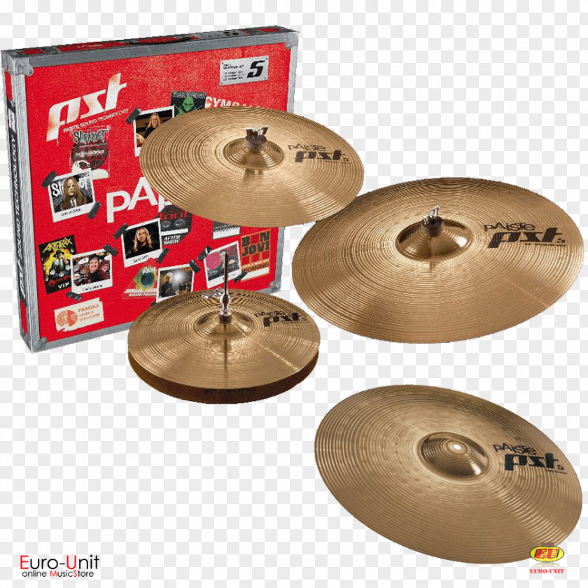 Drums Cymbal Pack Paiste Crash PNG