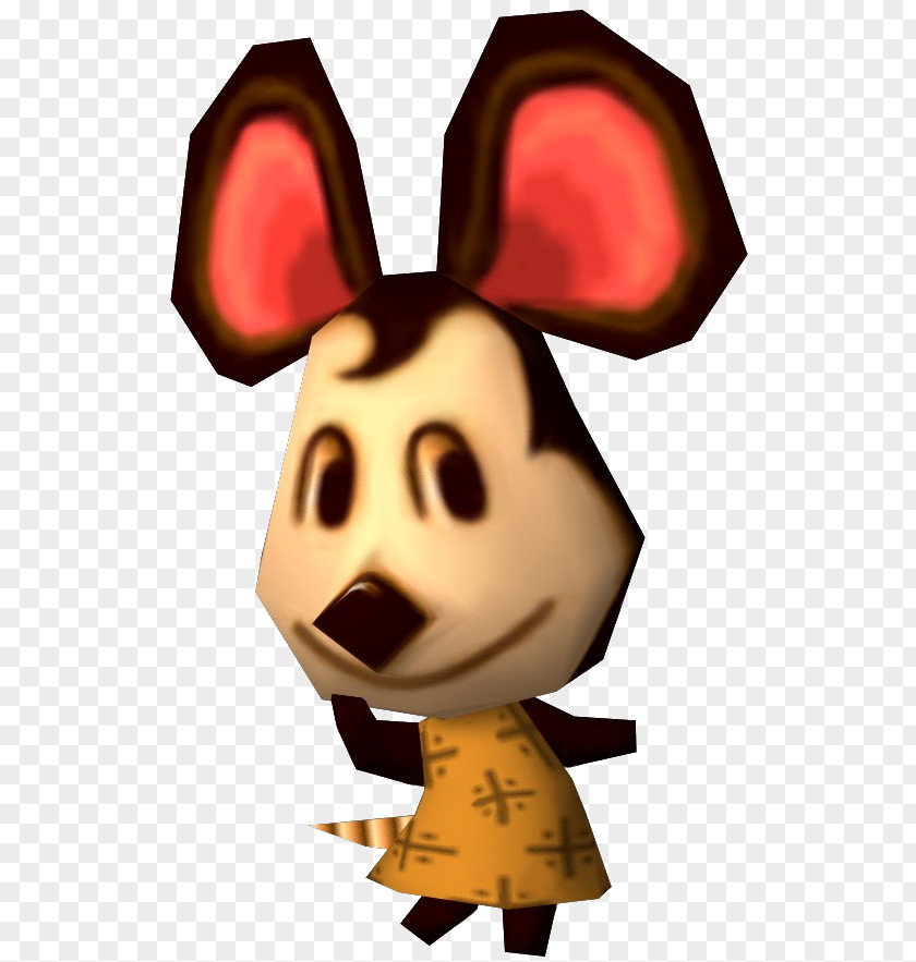 Gussie Mausheimer Animal Crossing Mouse Vertebrate Viche PNG