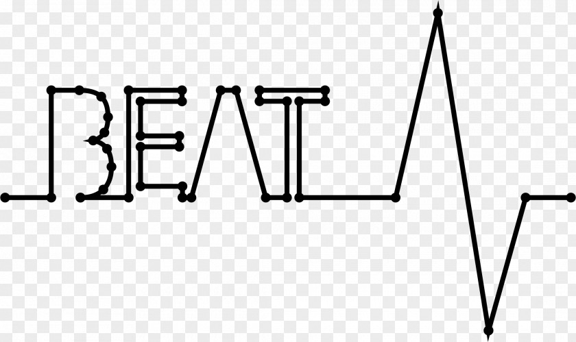 Heart Beat Beats Electronics Typography Solo 2 PNG