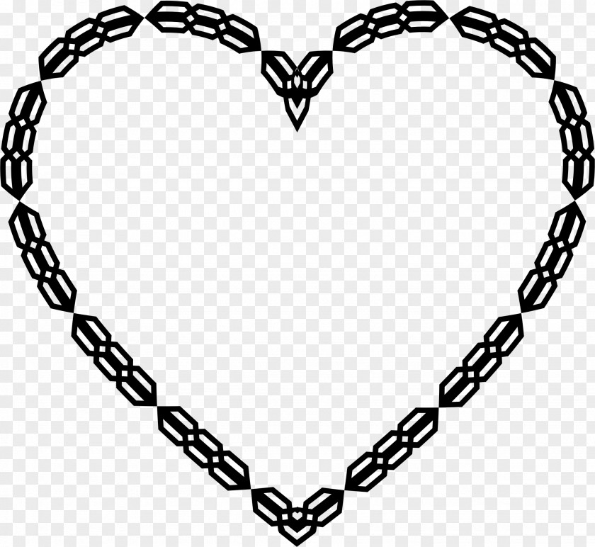 Heart Border Choker Jewellery Necklace Clip Art PNG