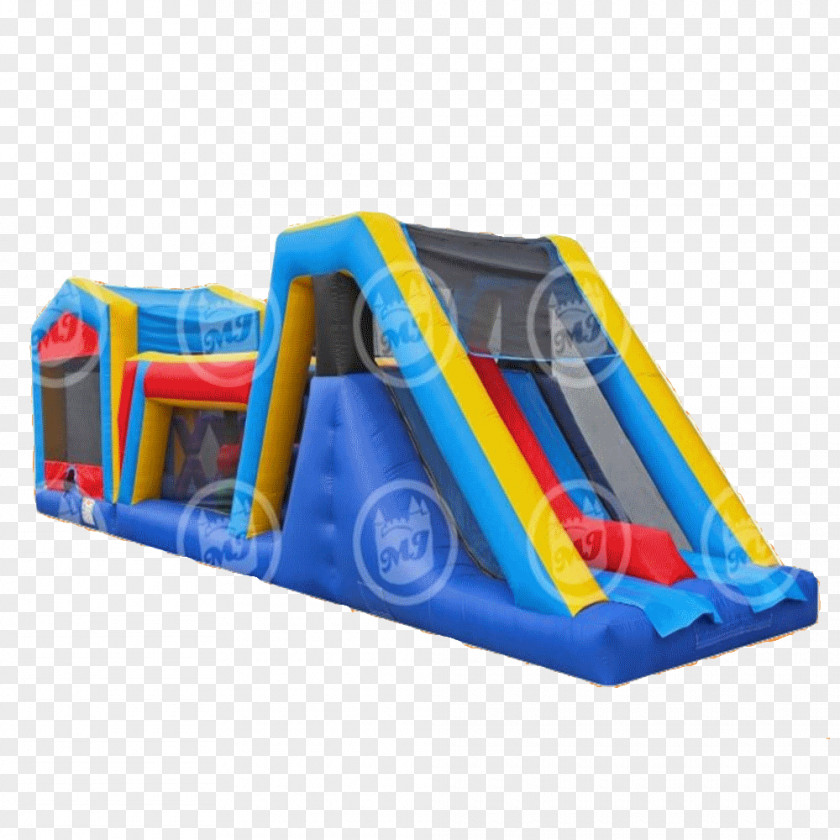 Obstacle Course Inflatable Bouncers Sport Playground Slide PNG