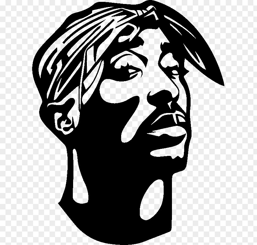 Sticker Wall Decal Paper Rapper PNG decal Rapper, tupac clipart PNG