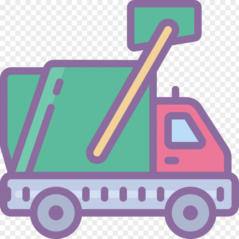 Garbage Truck Car Towing Clip Art PNG