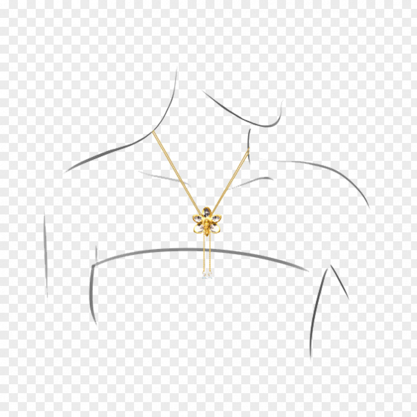 Necklace Line PNG
