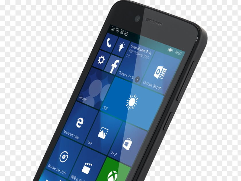 Smartphone Feature Phone Freetel KATANA 01 Windows 10 Mobile Cortana PNG