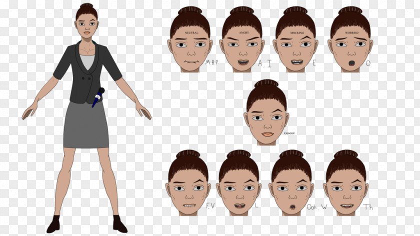 Animation Model Sheet Cartoon Facial Expression Character PNG