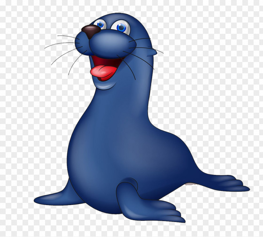 Hand Painted Sea Lion Material Cartoon Pinniped Royalty-free Clip Art PNG