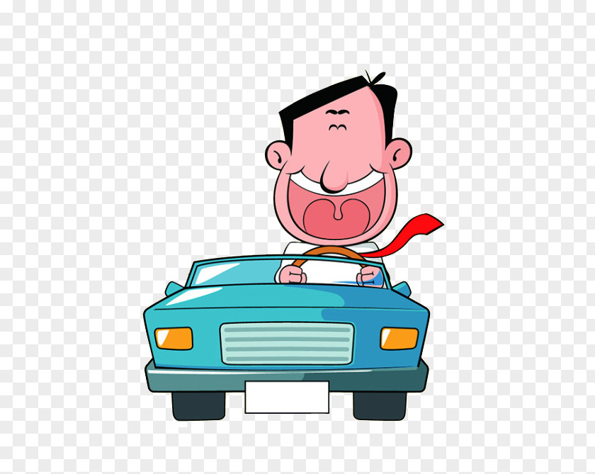 Motorists Driver Cartoon PNG