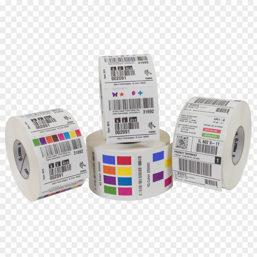 Colorful Holi Label Paper Barcode Zebra Technologies Printer PNG