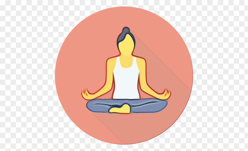 Kneeling Sitting Yoga Background PNG