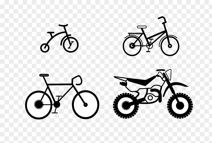 Small Motorcycle Bicycle Cycling Tricycle Clip Art PNG