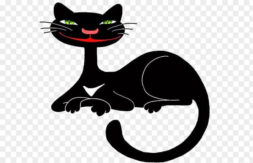 Cat Black Breed Drawing Кошечка PNG