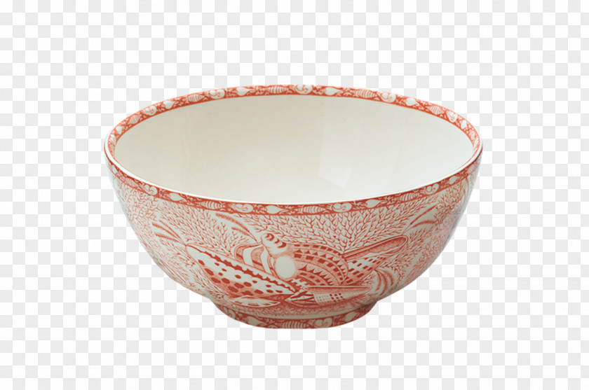Coral Bowl Mottahedeh & Company Ceramic Tableware PNG
