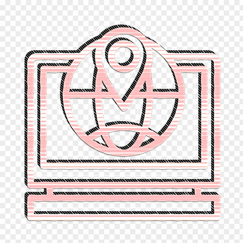 Navigation And Maps Icon Laptop Location PNG