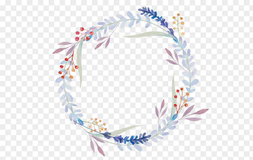 Plant Pattern Ring Wreath Watercolor Painting Stock Photography Flower PNG
