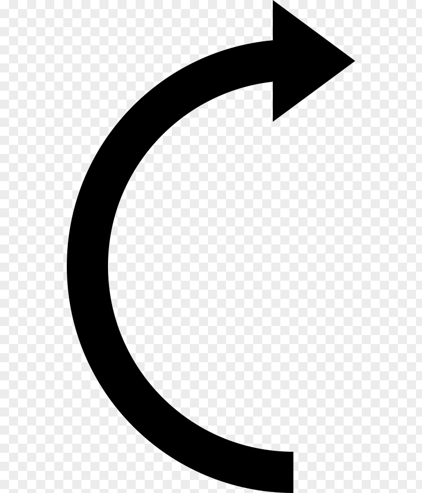 Rounded Arrow Monochrome Photography Circle Angle PNG
