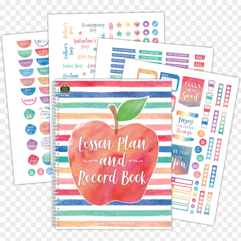 Watercolor Book Painting Lesson Plan And Record Paper Pastel PNG