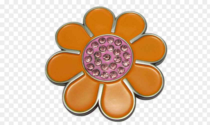 Orange Golf Balls For Women Clip Art Petal Flower Hippie Blossom PNG
