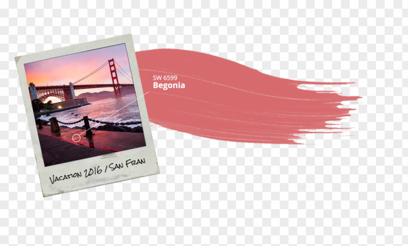 Sunset Watercolor Begonia Painting Paper PNG