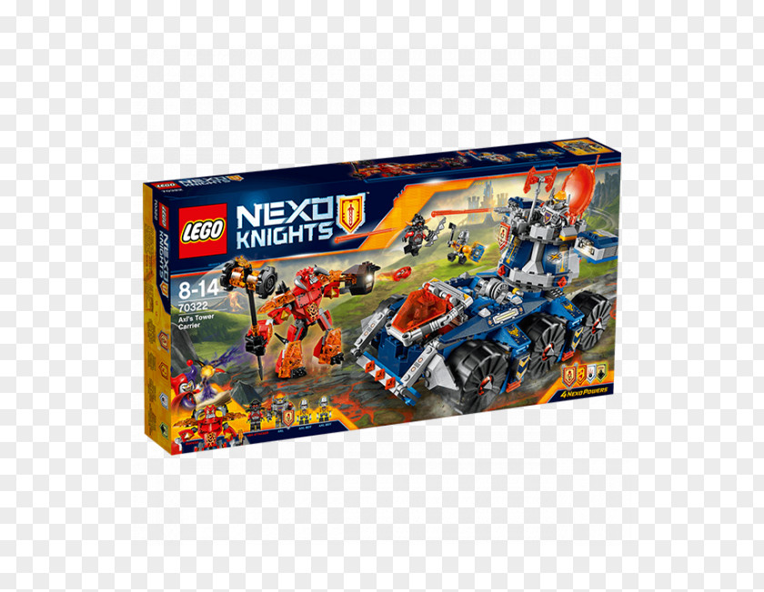 Toy LEGO 70322 NEXO KNIGHTS Axl's Tower Carrier 70336 Ultimate Axl The Lego Group PNG