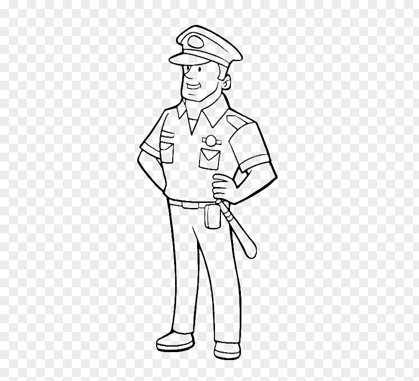 Police Drawing Officer Coloring Book Clip Art PNG