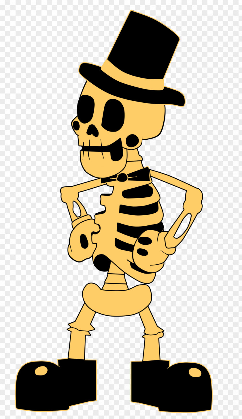 Scary Bendy And The Ink Machine Spooky Skeletons Art Clip PNG