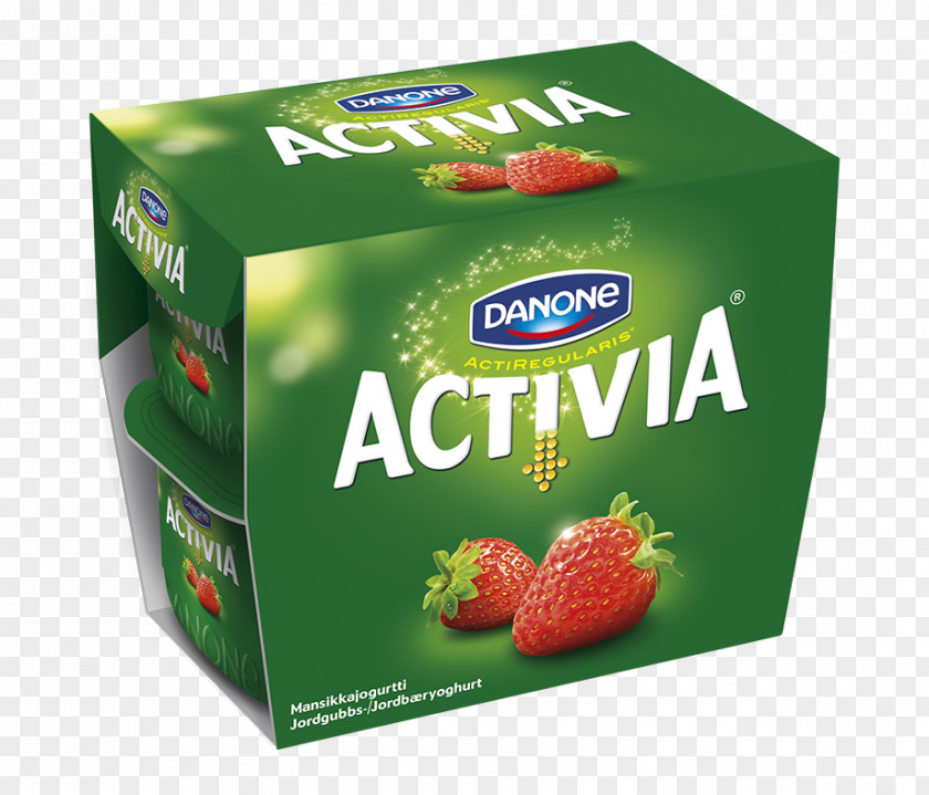 Strawberry Activia Yoghurt Danone Superfood PNG