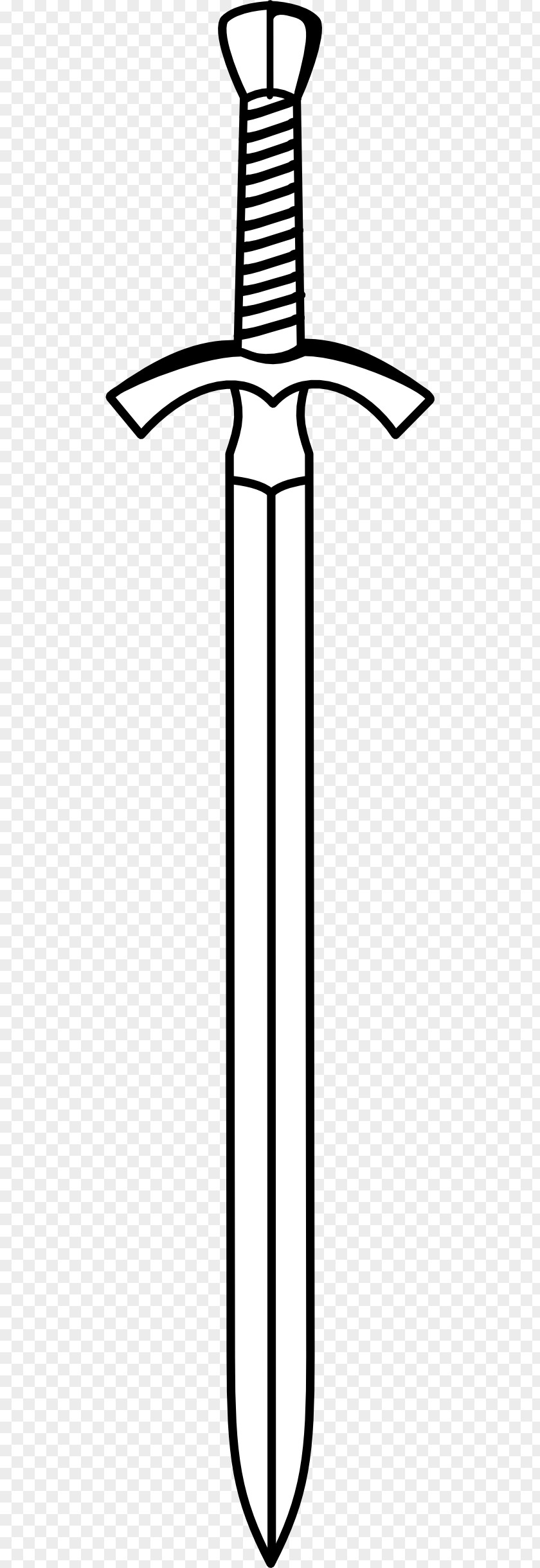 Sword Cliparts Clash Of Clans Black And White Line Art Font PNG