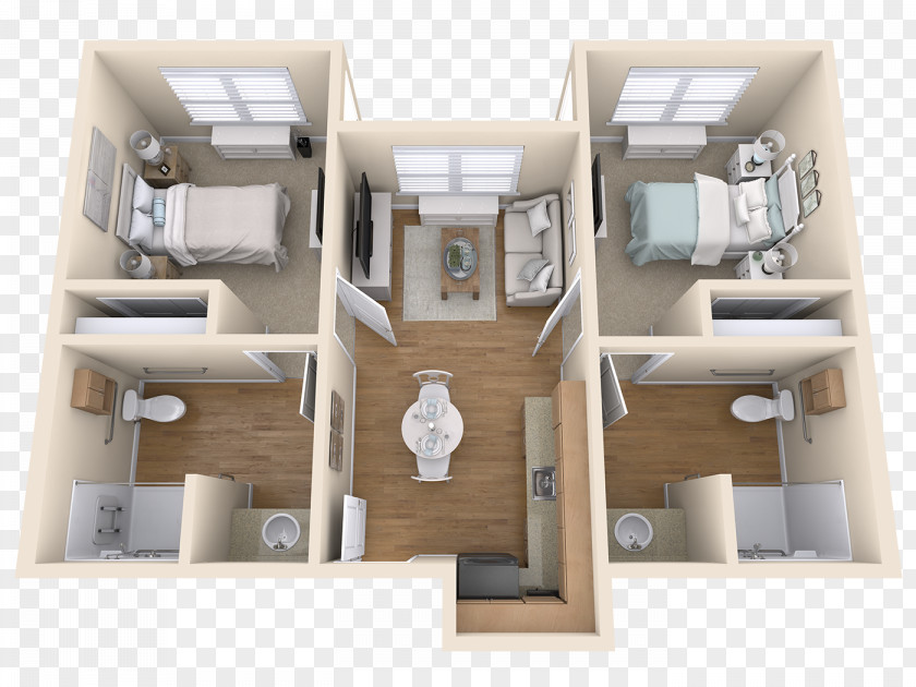 Apartment Assisted Living Floor Plan Bedroom PNG