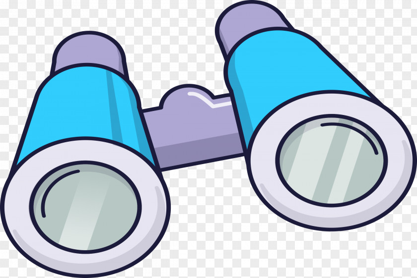 Blue Binoculars Clip Art Openclipart Image Pixel Line PNG
